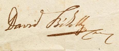 cca 1780-1800 Régi cirill-betűs román nyelvű okirat, nyomtatott, autográf aláírásokkal, közte: Carol...