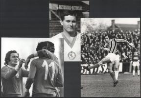 Budapesti Honvéd, Szűcs Lajos, Pintér, Kocsis Lajos, magyar labdarúgók, nagyméretű 5db, fotó. max: 2...