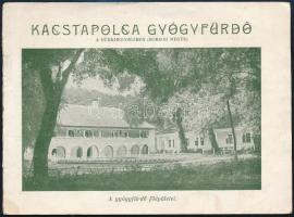 cca 1930 Kacstapolca, gyógyfürdő, ismertető prospektus, fotókkal illusztrált