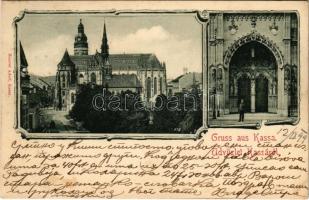 1899 (Vorläufer) Kassa, Kosice; dóm és bejárata. Maurer Adolf / cathedral and its entry. Art Nouveau