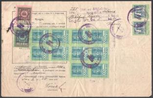 cca 1930-1946 3 db klf okmánybélyeges okmány