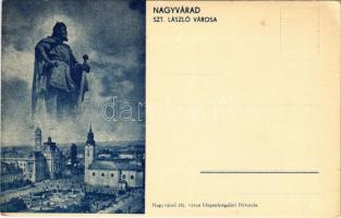 Nagyvárad, Oradea; Szent László Városa. Nagyvárad thj. város Idegenforgalmi Hivatala / Ladislaus I of Hungary (EK)