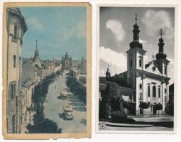 Marosvásárhely, Targu Mures; 2 db régi és 2 db modern képeslap vegyes minőségben / 2 pre-1945 and 2 ...