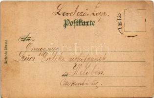 1900 Berezhany, Brzezany, Berezsani; Rathaus, Miasteczko, Griech. Kath. Kirche, Sobieski Denkmal, Kr...