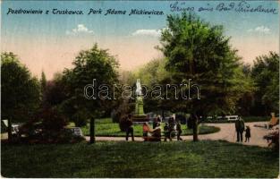 1922 Truskavets, Truskawiec, Truszkavec; Park Adama Mickiewicza / park (EK)