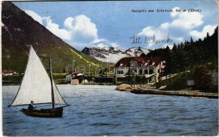 1934 Seespitz am Achensee (Tirol), lake, hotel (small tear)