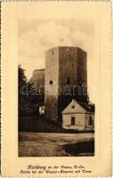 Hainburg an der Donau, Partie bei der Wasser-Kaserne mit Turm / K.u.K. military barracks, tower