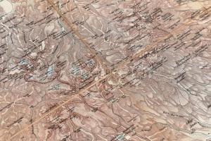 A Magas Tátra és határos előalpesei térképe. 
A Magyarországi Kárpátegylet megbízásából rajzolta Ko...