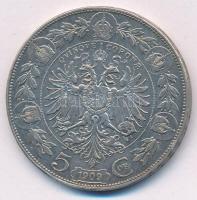 Ausztria 1909. 5K Ag "Ferenc József" T:2- patina Austria 1909. 5 Corona Ag "Franz Jos...