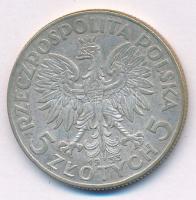 Lengyelország 1933. 5Zl Ag T:2 Poland 1933. 5 Zlotych Ag C:XF Krause Y#21