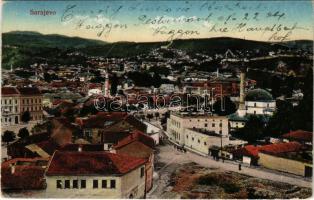 1922 Sarajevo, general view, mosque (EK)