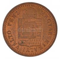 1891KB 1kr Cu "Fiume-címer" T:1- patina
Adamo M4.1