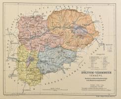 Magyarország vármegyéinek kézi térképei. Tervezte és rajzolta: Kogutowitz Manó. Bp., cca 1905. Magya...