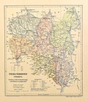 Magyarország vármegyéinek kézi térképei. Tervezte és rajzolta: Kogutowitz Manó. Bp., cca 1905. Magya...