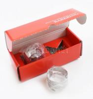 Alessi fém szalvétagyűrű, 2 db, újszerű állapotban, eredeti dobozában