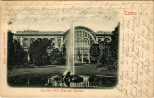 1901 Torino, Turin; Facciata della Stazione Centrale / railway station (EK)