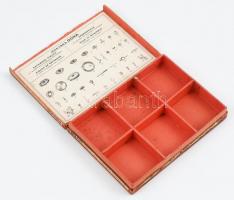 Doxa papír óraalkatrész doboz, 12,5×9×2 cm