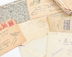 cca 1900-1950 Vegyes levél és levelezőlap tétel, közte sok Erdélyben feladott