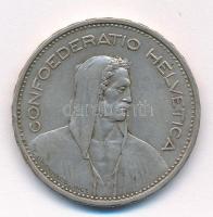 Svájc 1935B 5Fr Ag T:2- Switzerland 1935B 5 Francs Ag C:VF Krause KM#402