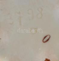 I. világháborús porcelán emlék tejes kiöntő Ferenc József és Vilmos császár portréjával. Matricás, k...