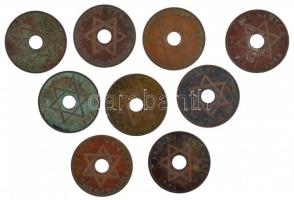 Brit Nyugat-Afrika 1952. 1p Br (9x) T:2- patina, ph
British West Africa 1952. 1 Penny Br (9x) C:VF ...