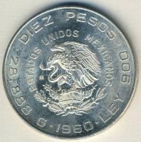 Mexikó 1960. 10P Ag "Függetlenségi háború 150. évfordulója" T:2