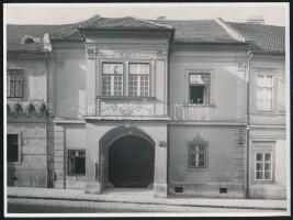 cca 1930 Kozelka Tivadar (1885-1980): Budapest, Országház utca 22., pecséttel jelzett fotó, 18×24 cm