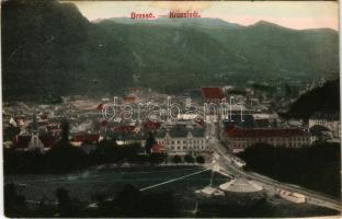 1910 Brassó, Kronstadt, Brasov; látkép. Glasz Károly kiadása / general view (EK)