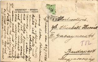 1926 Brassó, Kronstadt, Brasov; Die Schulerau / Poiana / Brassópojána (Pojána) télen / in winter. Ph...