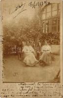 1913 Gyulafehérvár, Alba Iulia; hölgyek / ladies. photo (fa)