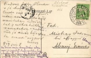 1909 Szovátafürdő, Baile Sovata; Bercsényi szálloda. Erdélyi Simon kiadása / hotel + "SÓVÁRAD -...