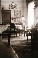 Régi lakásbelsők, 5 db fotónegatív, 9×6 cm