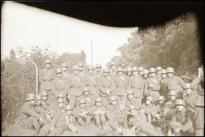 II. világháborús katonai negatívok, 10 db, 6×9 cm