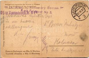 1917 Reserve-Stellungen am Mte. S. Martino. Reingewinn der Witwen u. Waisen von Gefallenen an der Is...