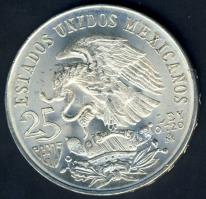 Mexikó 1968. 25P Ag "Olimpia" T:2