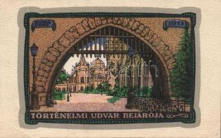 Budapest XIV. Vajdahunyad vára litho (EB)