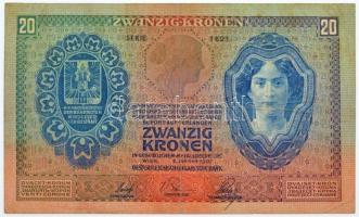 1907. 20K "1621 088204" T:III
Hungary 1907. 20 Korona "1621 088204" C:F
Adamo ...