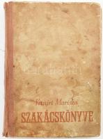 Vízvári Mariska szakácskönyve. Bp., 1957, Minerva. Kiadói félvászon kötés, viseltes állapotban.