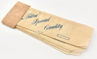 cca 1910-1930 50 db Tátra Special Quality papírzacskó, 32x9 cm