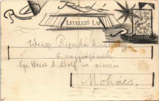 Budapest I. Kilátás a Gellérthegyről, Királyi vár, Tabán, Döbrentei tér, piac. Divald Károly 575. sz...