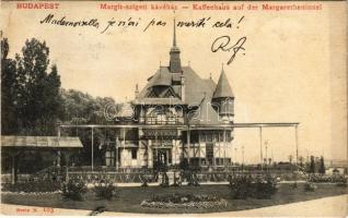 1904 Budapest XIII. Margitszigeti kávéház (Rb)