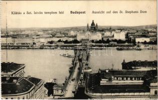 Budapest I. Kilátás a Bazilika felé, Lánchíd (EK)