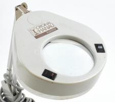 Asztali világítós nagyító, nincs kipróbálva, m: 33 cm