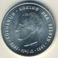 Belgium 1976. 250Fr Ag "Baudouin király - 25 éves jubileum" flamand nyelven T:2