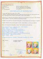 Andy Warhol (1928-1987): Marylin quadrant. Ofszet litográfia, papír, jelzett a nyomaton. Kézzel sors...