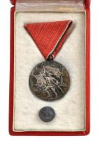 1959. "Tanácsköztársasági Emlékérem" ezüstözött bronz kitüntetés, mellszalaggal, miniatűrr...