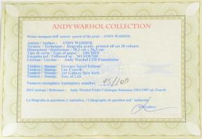 Andy Warhol (1928-1987): Queen Margarethe II. Dánia királynéja / Queen of Denmark. Girl with earring...