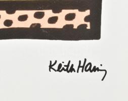 Keith Haring (1958-1990): Ofszet - lito, merített papír, jelzett a nyomaton. Számozott: 6/150. Keith...