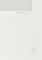 Banksy: Bark. Ofszet, - lito papír, jelzett a nyomaton, "POW Printmaking" szárazpecséttel ...