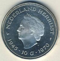 Hollandia 1970. 10G Ag "Wilhelmina-Julianna" T:2+